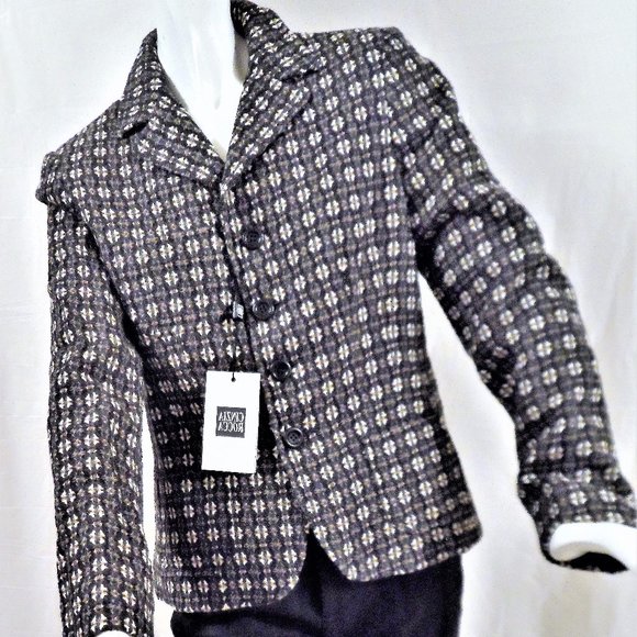 CINZIA ROCCA BLAZER LINING  IN WOOL NWT - Picture 1 of 3